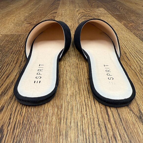 NIB Women's ESPRIT "Serendipity" Pointy Slide Flats Black- Size 8 - Picture 6 of 11